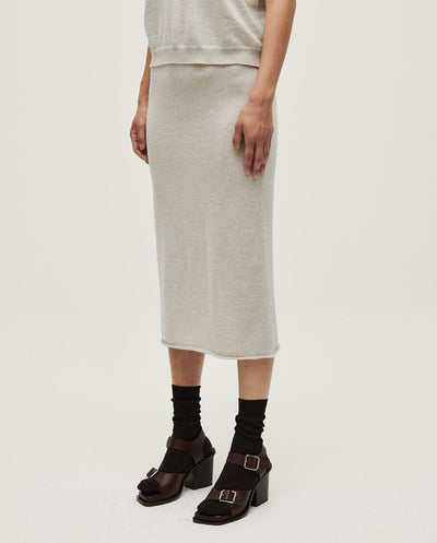 MERINO WOOL KNIT SKIRT