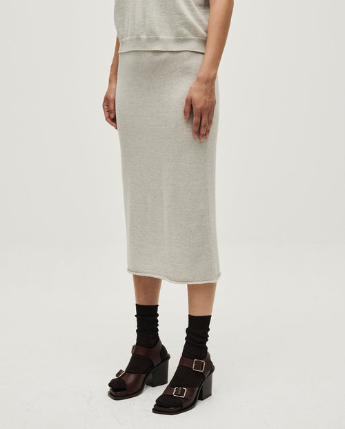 MERINO WOOL KNIT SKIRT