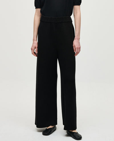 GARMENT DYED COTTON TROUSERS