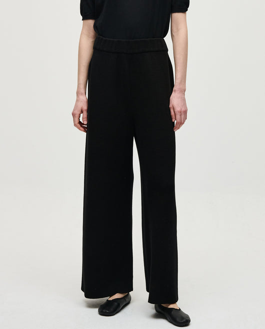 GARMENT DYED COTTON TROUSERS